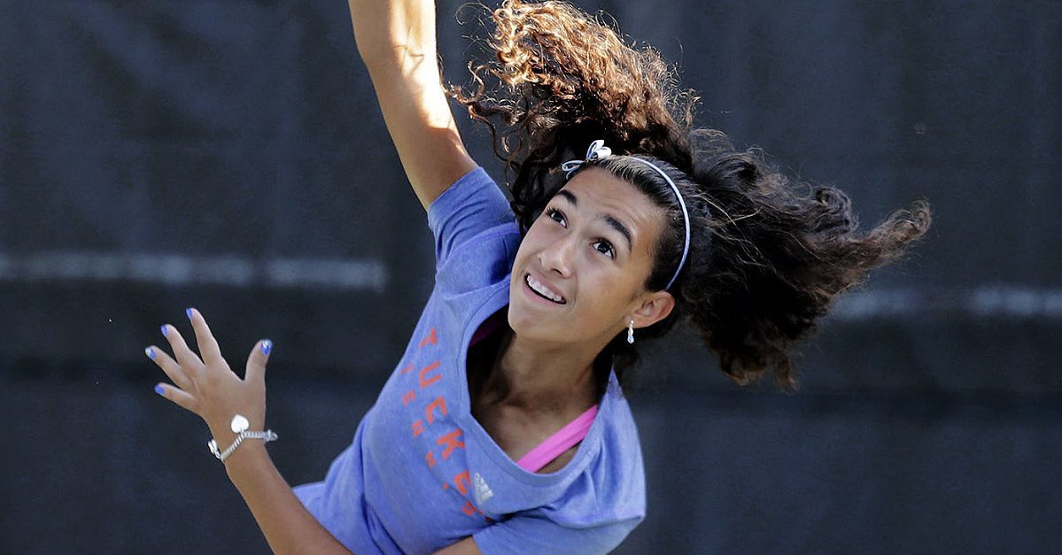 First team doubles: Bishop Kelley junior Bailey Wollmershauser and sophomore Aubrey Bailey (pictured)